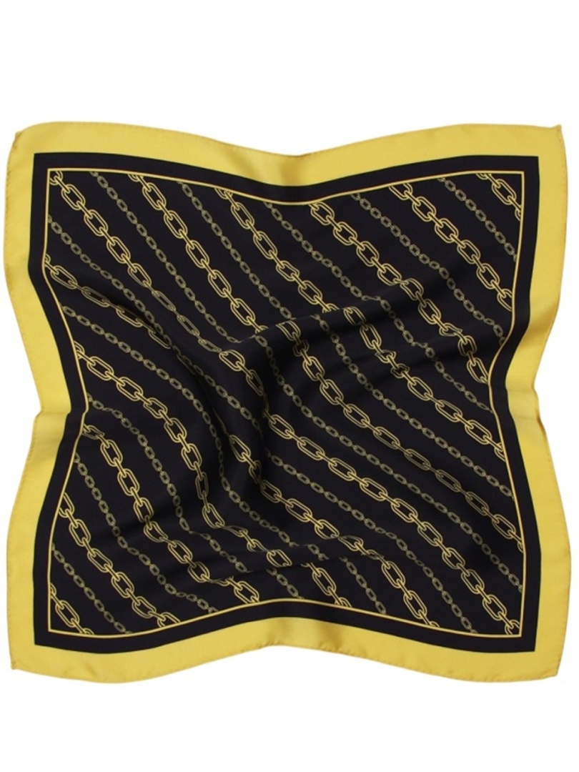 AD7-065 Seidentuch Milan�wek bedruckt, Ketten 68x68cm